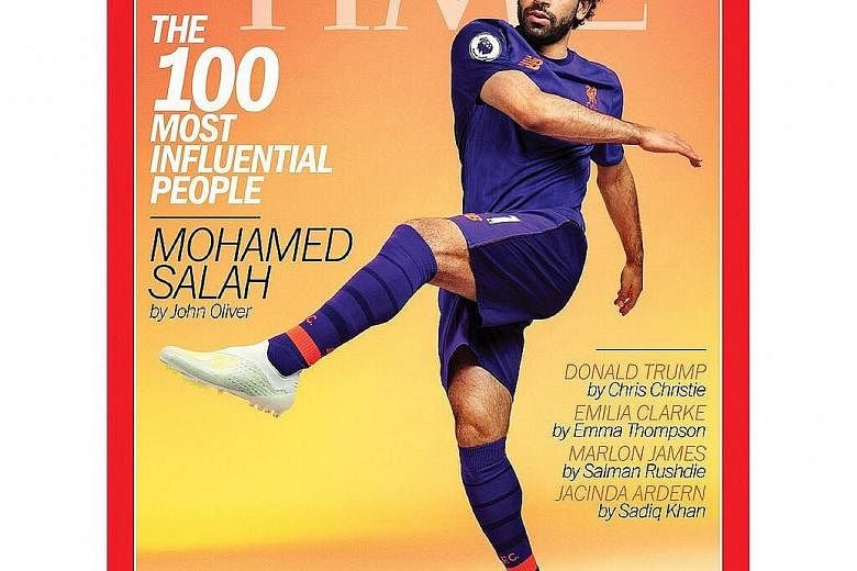 HOT SHOT "Mo Salah is a better human being than he is a football player," writes John Oliver of Last Week Tonight. "And he's one of the best football players in the world." The Liverpool star says it is an honour to be Time magazine's 100 Most Influe