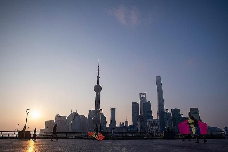 The skyline of the Lujiazui Financial District in Shanghai - one of the key gateway cities that the CapitaLand Asia Partners I fund is targeting. The fund's investors include institutional investors such as pension funds, insurance companies and fina