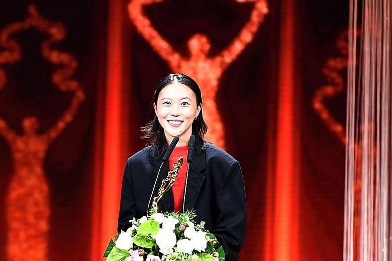 Leah Dou received the Best Supporting Actress Award at the Beijing International Film Festival for her big-screen debut in The Eleventh Chapter.