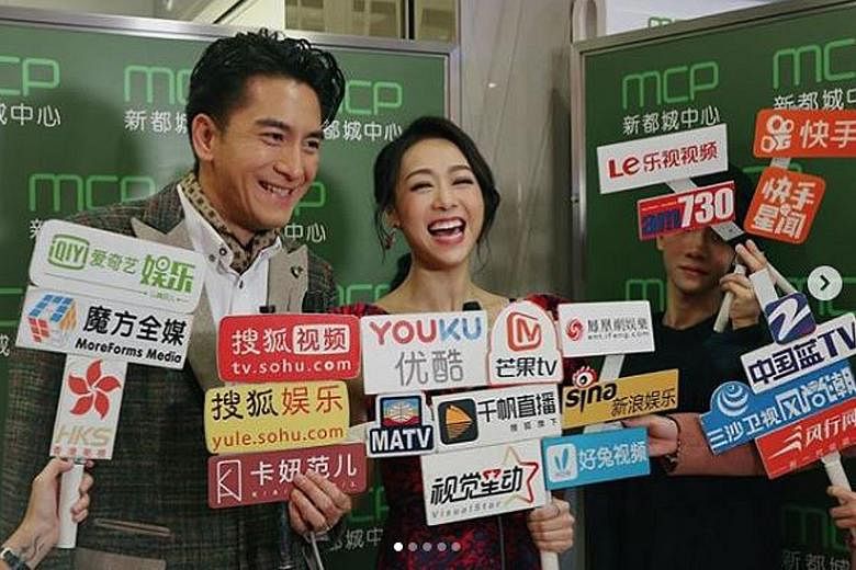 Kenneth Ma drew praise and respect from fans for not casting aside his girlfriend Jacqueline Wong (both above), who was caught kissing Andy Hui.