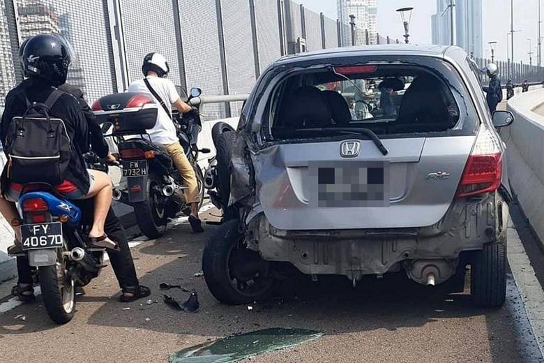 Singapore Motorcyclist Dies Days After Accident On Causeway; Family ...