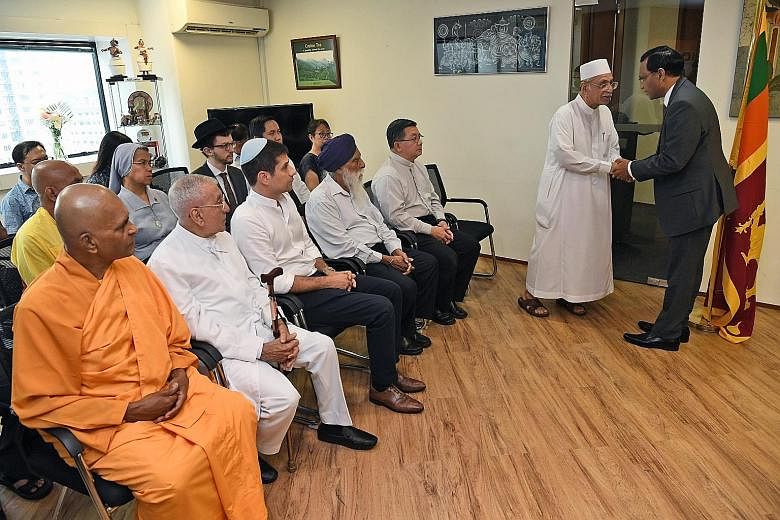 Eleven leaders and representatives of different faiths from the Inter-Religious Organisation (IRO), which includes 10 faiths, gathered yesterday to pay their respects to the victims of the Sri Lankan bomb attacks. The Easter Sunday atrocity killed at