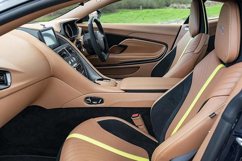 The Aston Martin DB11 AMR is the pinnacle of the DB11 range, with a 5.2-litre twin-turbocharged V12 engine that sends 630bhp to the rear wheels.