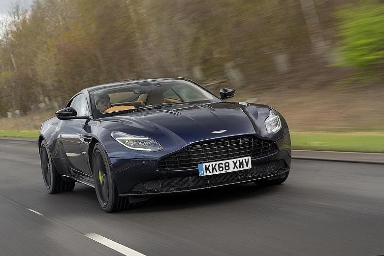 The Aston Martin DB11 AMR is the pinnacle of the DB11 range, with a 5.2-litre twin-turbocharged V12 engine that sends 630bhp to the rear wheels.