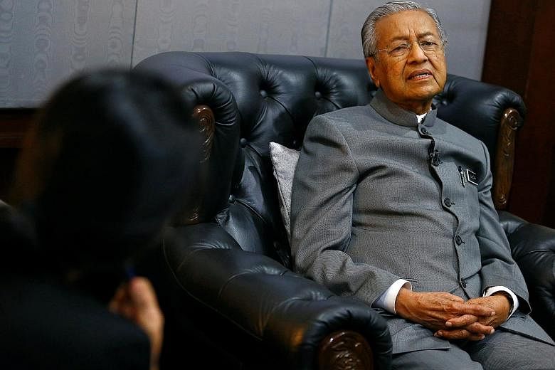 Malaysian Prime Minister Mahathir Mohamad (left) crossed swords with Johor's Crown Prince, Tunku Ismail Sultan Ibrahim, over remarks made by the royal in a recent video.