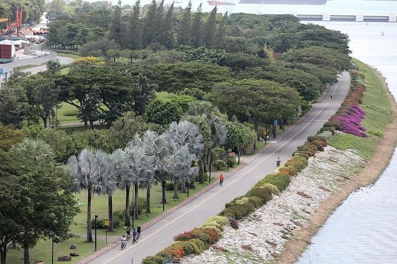 The competition was launched in January to seek the best design for the Founders' Memorial, to be located on a 5ha site in Bay East Garden. Construction of the memorial is expected to start from 2021. ST PHOTO: ONG WEE JIN