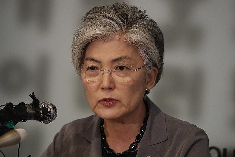 South Korean Foreign Minister Kang Kyung-wha said Seoul will work towards the end goal of complete denuclearisation.