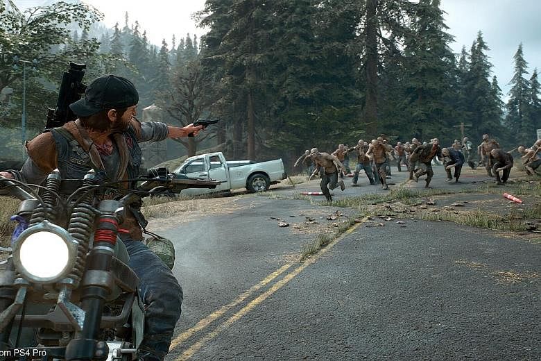 Days Gone's protagonist Deacon St John battles zombies, among other missions, in the game.