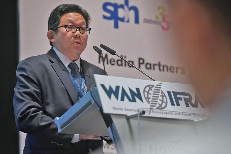 Singapore Press Holdings chief executive Ng Yat Chung says the company continues to invest in new digital capabilities to secure the future of the media business.