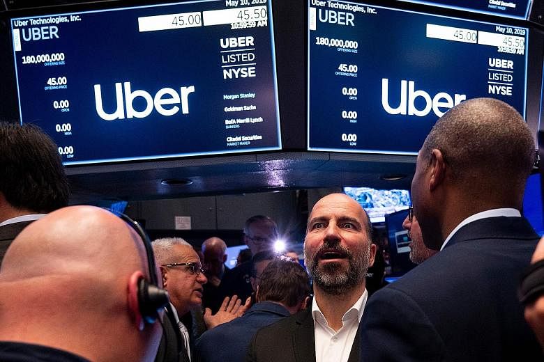 Uber made its debut on the New York Stock Exchange last Friday and never traded above its IPO price. The IPO came as investors shunned riskier assets given US-China trade tensions, said analyst Ygal Arounian.