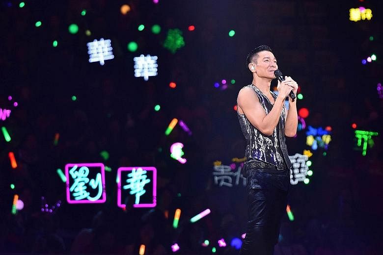 To be held in September, the four concerts by Hong Kong Heavenly King Andy Lau (above) are part of his latest My Love Andy Lau World Tour and mark his return to Singapore after 11 years.