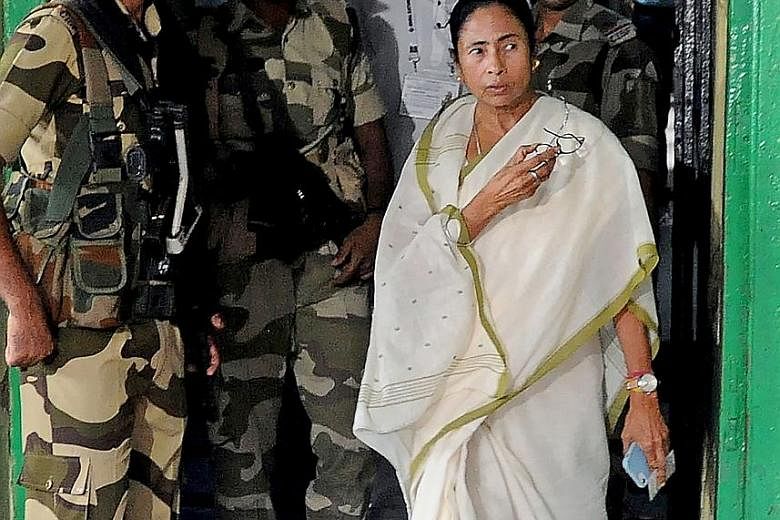 Chief Minister Mamata Banerjee's Trinamool Congress is pitted against the BJP in the state.