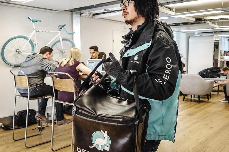 Deliveroo's network of couriers appeals to Amazon, says the writer. If the couriers are able to transport both goods from Amazon Prime Now, which promises deliveries within two hours, and Deliveroo meals, then the likelihood of downtime is reduced an