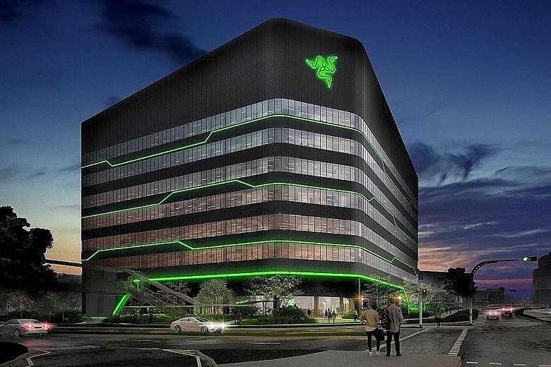 An artist's impression of gaming company Razer's South-east Asia headquarters in one-north business park. It is expected to be ready next year. JTC Corporation assistant chief executive Alvin Tan envisions a culture of innovation for one-north. ST PH