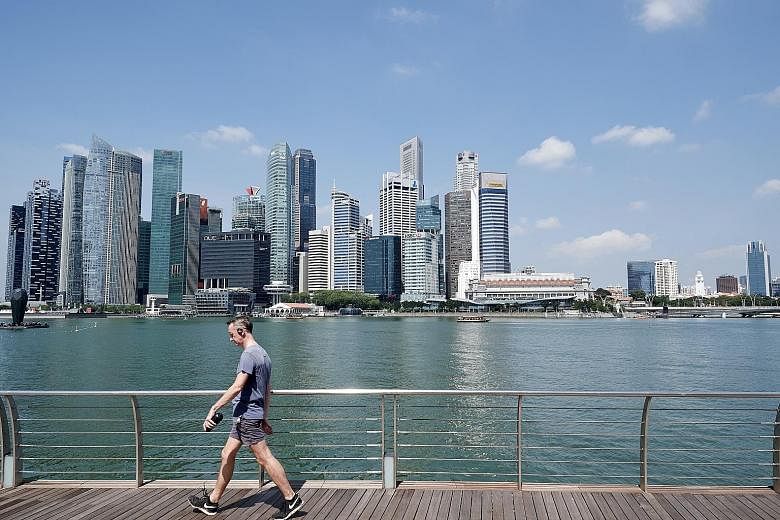 Singapore escaped the downtrend that caught out every other major commercial property market in the region in the first quarter.
