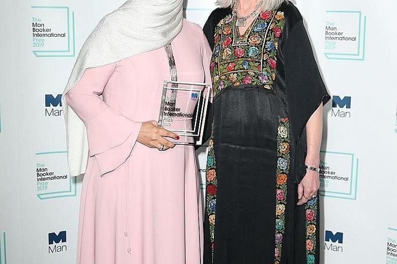Celestial Bodies' author Jokha Alharthi (left) and translator Marilyn Booth will share the $87,400 Man Booker International Prize award.