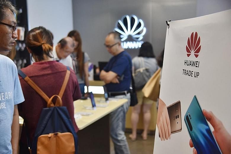 Most shops visited by The Straits Times yesterday said they still accept used Huawei phones, but the prices they are offering have fallen by $200 to $300 since Google suspended business with the firm.