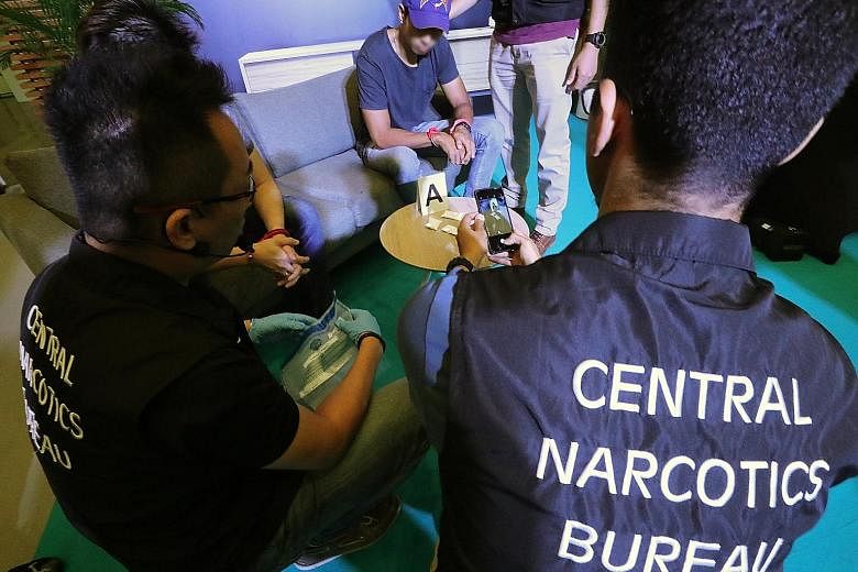 With the mobile diary, CNB officers are able to take statements and conduct screening on the ground, among other things. The Integrated Drug Enforcement Administrative System II lets officers check-in multiple case exhibits at one go, increasing effi