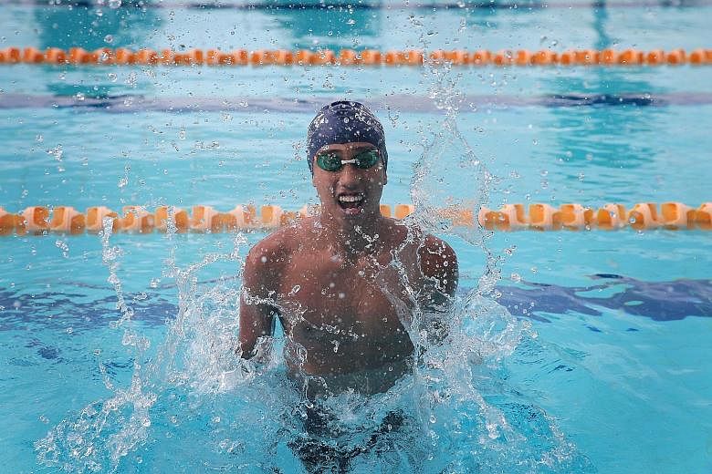 Outram Secondary School swimmer Ardi Zulhilmi Mohamed Azman overcame sudden illness to win the B boys' 1,500m freestyle at the Schools National Swimming Championships last month. He also won the 200m individual medley gold.