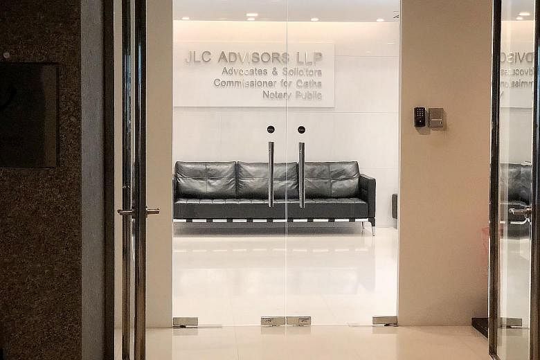 JLC Advisors senior partner Vincent Lim said the firm is investigating if its managing partner Jeffrey Ong Su Aun made the payouts from the account on his own initiative or on the instructions or request of others.