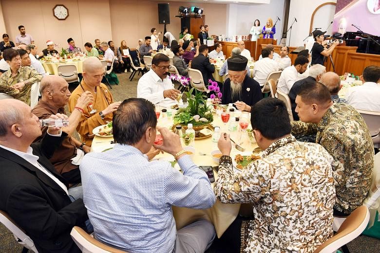 Congregants of The Church of Jesus Christ of Latter-Day Saints and members of Jamiyah Singapore, also known as the Muslim Missionary Society Singapore, came together yesterday for iftar, the evening meal during the Ramadan month, as part of an initia