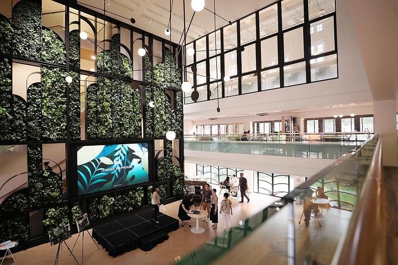 Opening on Monday, the 25,000 sq ft co-working hub was set up by Temasek as a gift for its philanthropic arm, Temasek Trust.