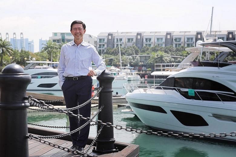 Mr Arthur Tay, executive director and chief executive of SUTL Enterprise, says it is his firm's dream to adorn a string of pearls along the beautiful coastlines of the world with each pearl representing a ONE°15 marina, where the international boati