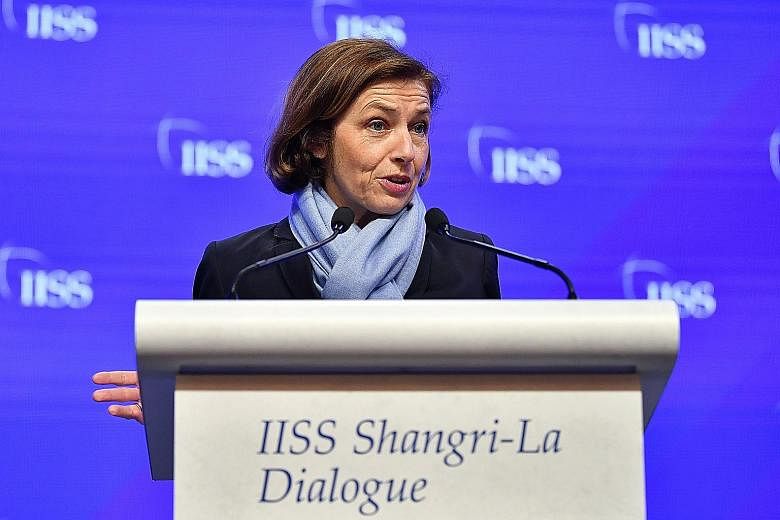 France will protect its sovereign interests and contribute to regional security, said Minister for the Armed Forces Florence Parly.