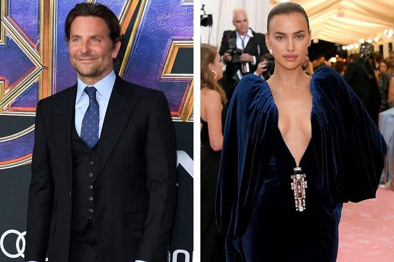 Actor Bradley Cooper and supermodel Irina Shayk (both above) dated for four years. 