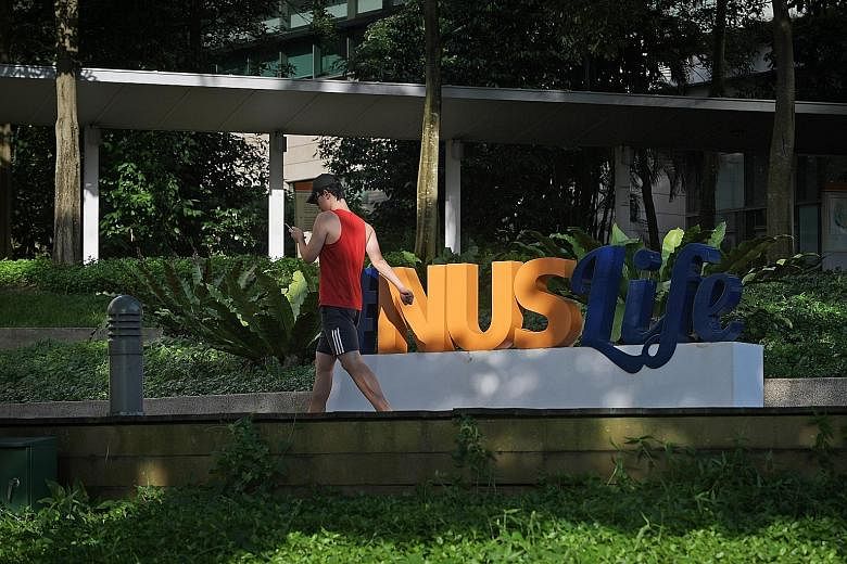The 10 suggestions were made by a review committee which was set up after a voyeurism incident sparked a public debate over the National University of Singapore's disciplinary policies. ST PHOTO: ALPHONSUS CHERN