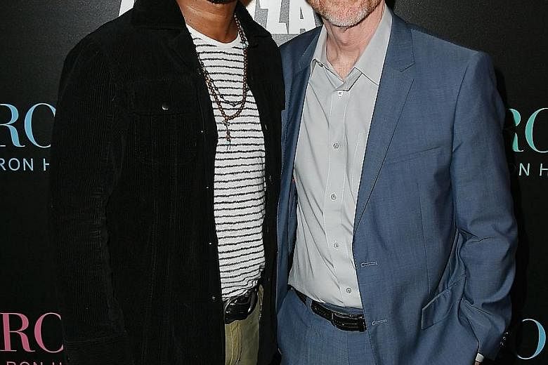 Actor Cuba Gooding Jr (above left) and director Ron Howard at a Pavarotti screening in New York City last month.