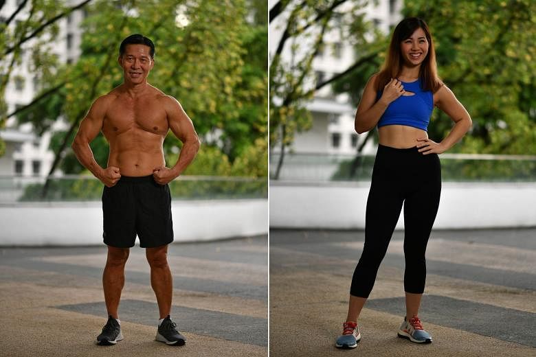 Left: Eugene Toong, 36. Right:Elizabeth Chua, 27.