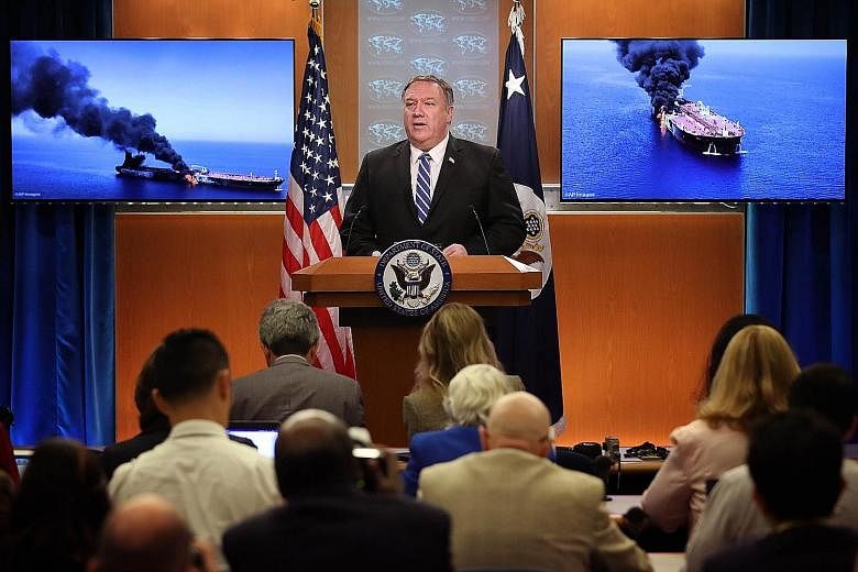 US Secretary of State Mike Pompeo said the United States does not want to go to war with Iran, but Washington will "take all the actions necessary, diplomatic and otherwise", to guarantee free navigation through vital shipping areas.