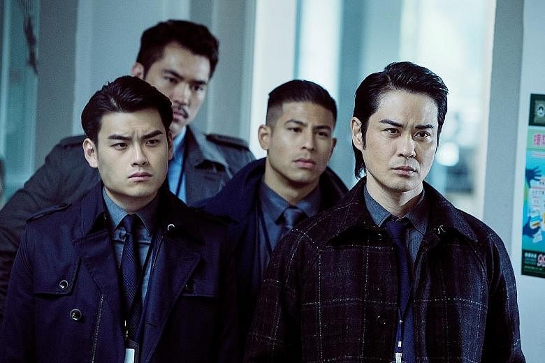 Former TVB actor Kevin Cheng (left, as a police captain in Invincible Dragon) hopes to get more action roles while he still can.