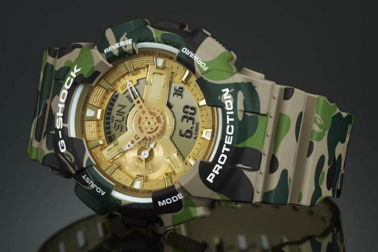 G shock hotsell watches army print