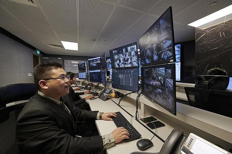 Running from Certis' smart operations centre in Jewel, the security platform Mozart takes in data from more than 5,000 sensors, 200 mobile devices and 700 closed-circuit TV cameras.