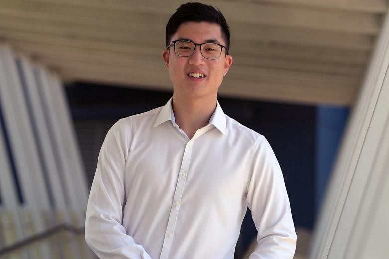 Mr Sean Jou and his National University of Singapore team were runners-up in the SGX-NUS Stock Pitch Competition. He says his parents gave him the freedom and ability to invest in stocks on his own. 