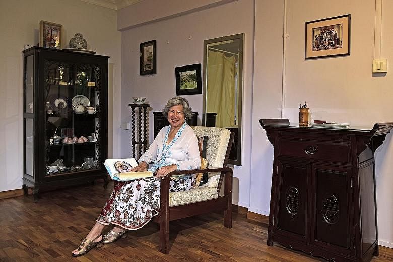 Author Stella Kon, seen here in her home, will read an excerpt of her famous monodrama, Emily Of Emerald Hill, at the festival.