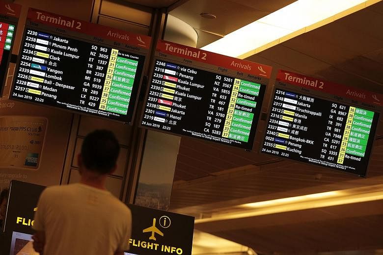 Some flights were affected at Changi Airport on Monday night because of unauthorised drones. The Straits Times understands that more than one drone was sighted and the drones were reportedly not of recreational make. The Civil Aviation Authority of S