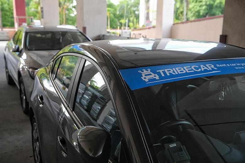 Tribecar's profit for the 12 months ended June 30 last year was $615, down from $37,928 the year before. Users have flagged it for renting out cars with unpaid road taxes, bald tyres and unrepaired damage.