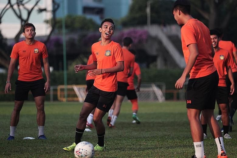 Hougang's Faris Ramli, the top local scorer in the Singapore Premier League, will be hoping to add to his tally on his return from injury.