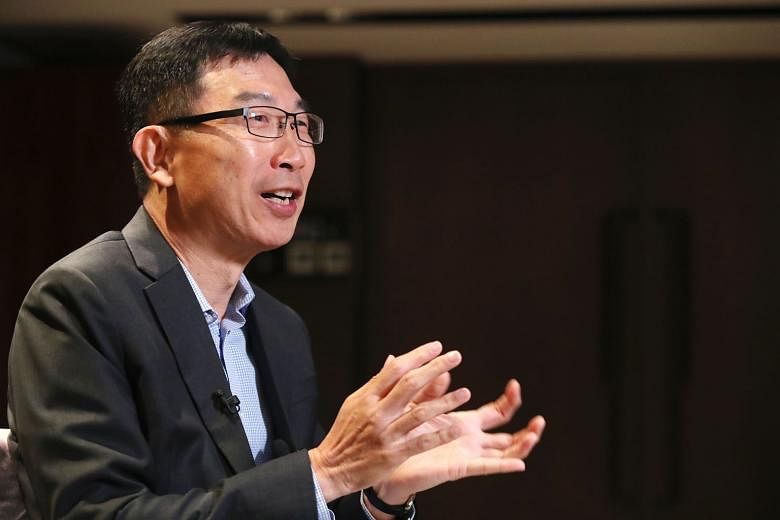 Defence Science and Technology Agency chief executive Tan Peng Yam also said that DSTA needs to be able to embrace commercial technology. PHOTO: LIANHE ZAOBAO