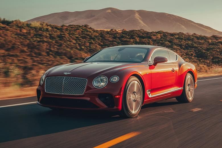 The Bentley Continental GT’s 4-litre V8 variant impresses, completing the century sprint in 4 seconds and hitting a top speed of 318kmh. 