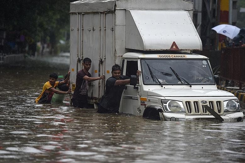The streets of India's financial capital regularly flood during the monsoon season, which runs from June till September or October. Activists say that Mumbai's susceptibility to floods has worsened due to a construction boom that is trying to keep up