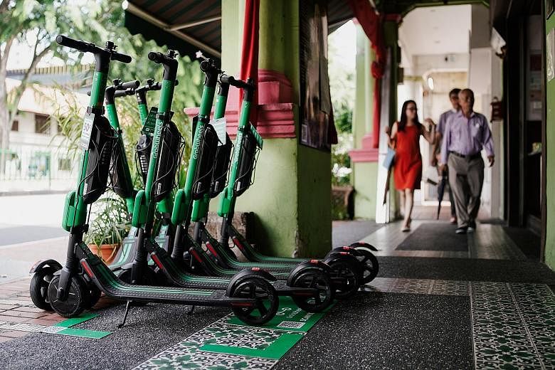 Grab has been making arrangements with small property owners to park and rent out personal mobility devices on their land, even as the Land Transport Authority delays its decision on issuing operating licences, on the grounds of safety. Residents hav