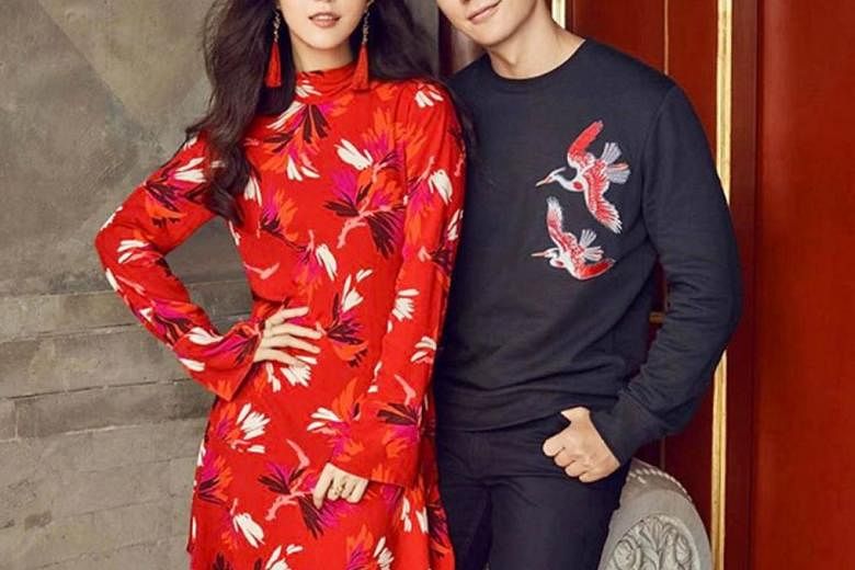 Three days after their break-up announcement, Fan Bingbing and Li Chen were spotted dining in a Thai restaurant. 