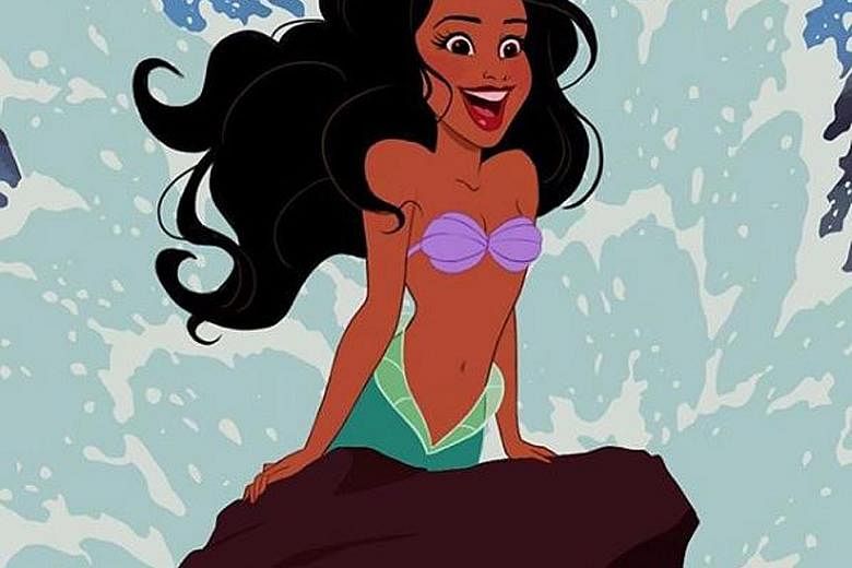 BLACK SINGER CAST AS LITTLE MERMAID: R&B singer Halle Bailey's fairy-tale ascent to stardom has reached new heights. She has been picked to play Ariel in a live-action version of The Little Mermaid, in a rare casting of a black actress as a Disney pr