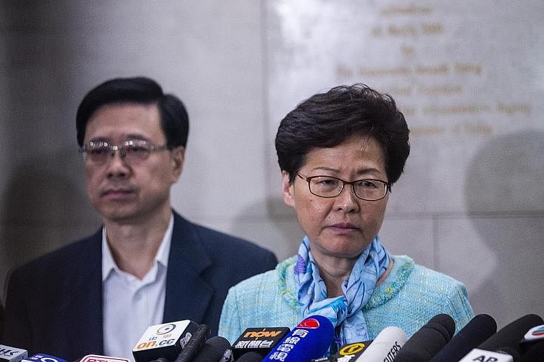 Hong Kong Chief Executive Carrie Lam reached out to the students' unions of at least two universities via their administrations.