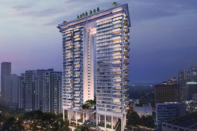 The buzz over high-end freehold Boulevard 88 in Orchard Boulevard helped boost the number of caveats lodged for luxury apartments in the prime district or Core Central Region by 19 per cent in the first half of the year.