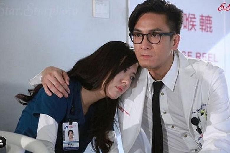 Natalie Tong and Kenneth Ma play a divorced couple in TVB serial Big White Duel.